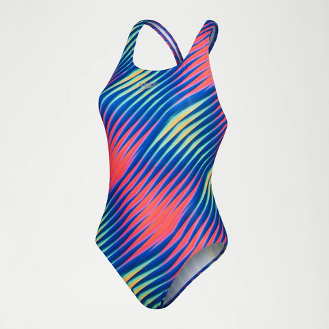 Speedo - Women's Allover Digital Powerback Swimsuit