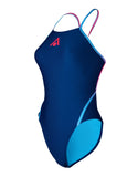 Aquasphere - Women's Swimsuit Essential Diamond Back Adjustable Navy/Pink