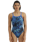 TYR - Womens Swimsuit Diamond Fit Diploria Blue/Green