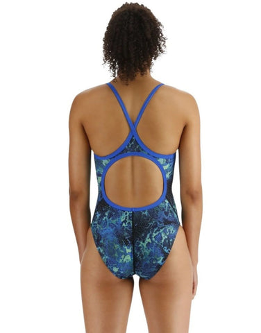 TYR - Women's Blue/Green Diamond Fit Swimsuit