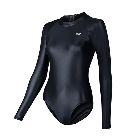 Zone 3 - Womens Thermal High neck Long Sleeve - Black