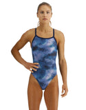 TYR - Womens Swimsuit Diamond Fit Starhex Blue Ice