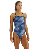 TYR - Womens Swimsuit Diamond Fit Starhex Blue Ice