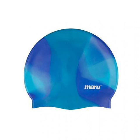 Maru - Silicone Swim Cap Blue Shades