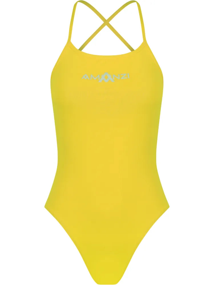 Amanzi - Womens Swimsuit Tie Back Sunshine