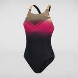 Speedo - Women's Swimsuit Placement Medalist Black/Red