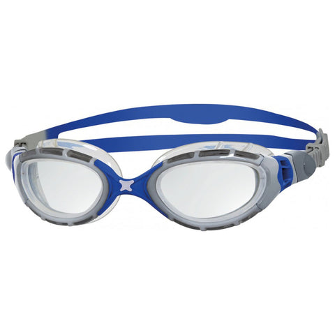 Zoggs - Predator Flex Goggles Grey/Blue/Clear