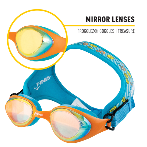 Finis - Frogglez Goggles Treasure - Sharks Swim Shop
