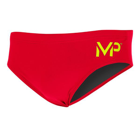 Michael Phelps Mens Brief Solid Red