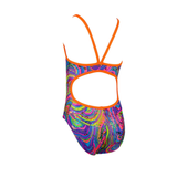 The Finals/Funnies - Girls Swimsuit Radical Foil Flutter Back