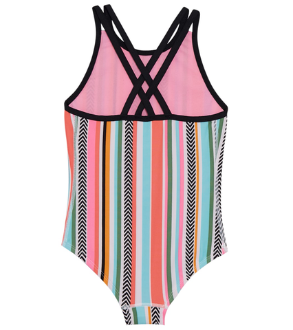 tyr - girls swimsuit Coral/Multi