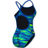 TYR - Womens Swimsuit Castaway Diamondfit Blue/Green