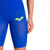 Arena - Female Racesuit Powerskin Carbon Air 2 Open Back Blue/Grey/Yellow