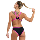 Arena - Womens Swimsuit Biglogo One Piece Black-Pink