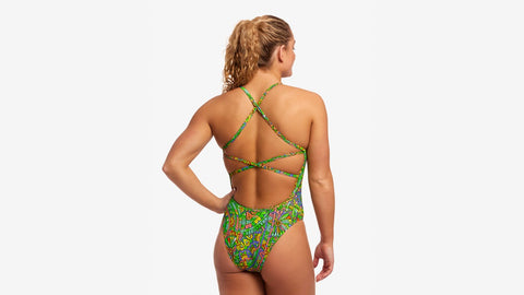 Funkita - Ladies Swimsuit Strapped In Minty Mixer