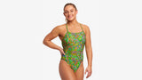 FUNKITA - Ladies Strapped in One Piece Swimsuit Minty Mixer