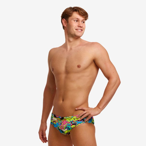 Funky Trunks - Men's Classic Brief Smash Mouth