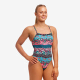 FUNKITA - Ladies Swimsuit Strapped in One Piece Wild Things