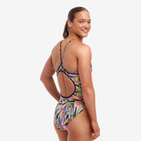 FUNKITA - Ladies Diamond Back One Piece Scissor Kick