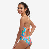 FUNKITA - Girls Swimsuit Tie Me Tight One Piece Birdsville