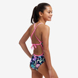 FUNKITA - Girls Swimsuit Tie Me Tight One Piece Fast Flow