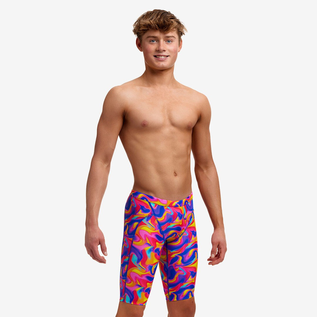 FUNKY TRUNKS - Boys Swim Shorts Jammers  Summer Swirl