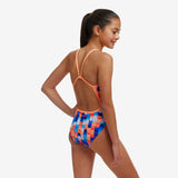 FUNKITA - Girls Swimsuit Single Strap One Piece Tail End