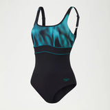 Speedo - Women's Swimsuit Shaping Contour Eclipse Black/Blue