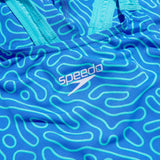Speedo - Girls Junior Fastskin Endurance+ Openback Kneeskin Blue/Green