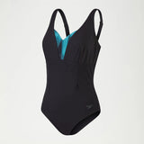 Speedo - Women's Swimsuit Shaping Printed Opusgem Black/Blue