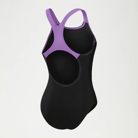 Speedo - Women's Swimsuit Black/Purple
