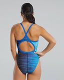 TYR - Womens Swimsuit Durafast Diamond Fit - Blue