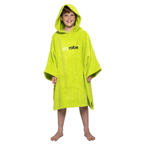 Dryrobe - Kids Towel Poncho Lime