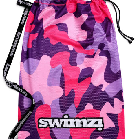 Swimzi Pink Camo Swim Mesh Bag
