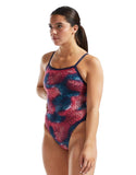 TYR - Womens Swimsuit Diamond Fit Starhex Red Multi