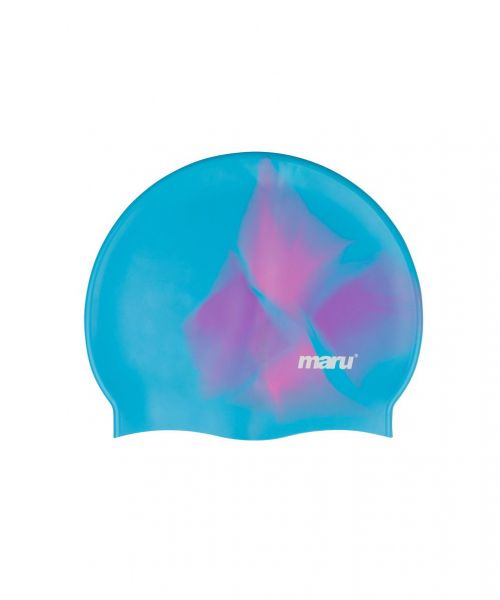 Maru - Swim Hat Silicone Blue/Pink/Purple