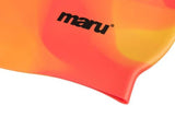 Maru - Swim Hat Silicone Orange Shades