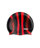 Maru - Swim Hat Silicone Black/Red