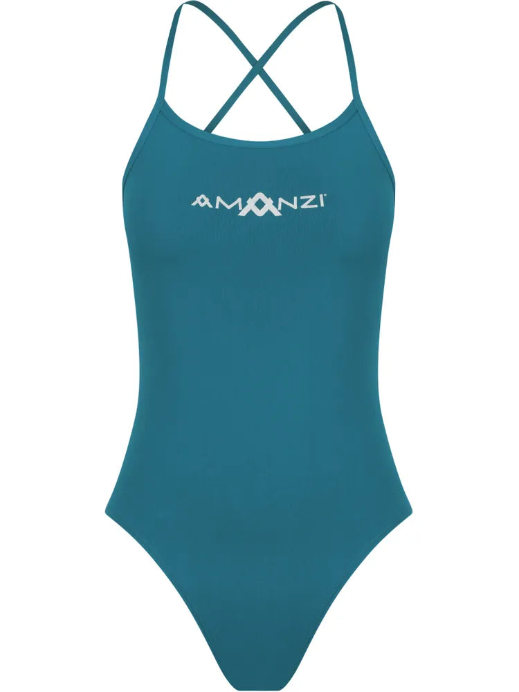 Amanzi - Womens Swimsuit Tie Back Bermuda