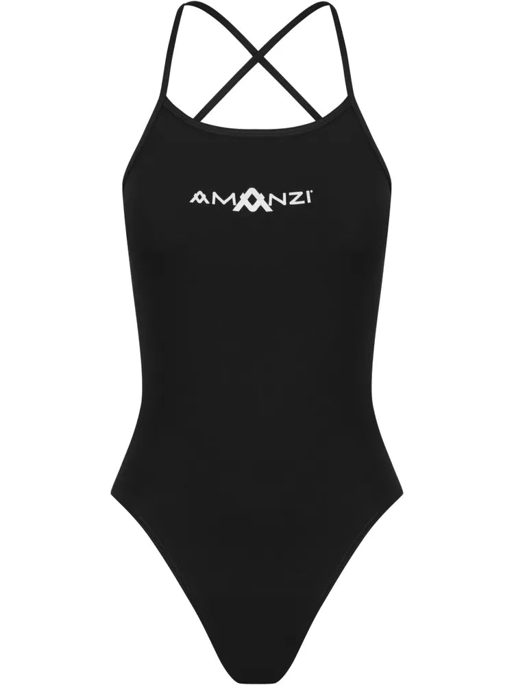 Amanzi - Womens Swimsuit Tie Back Jet