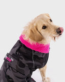 Dryrobe - Dog Coat Black Camo/Pink