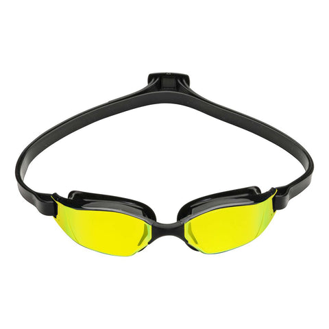 Aquasphere - Xceed Racing Goggles Yellow Titanium Lens