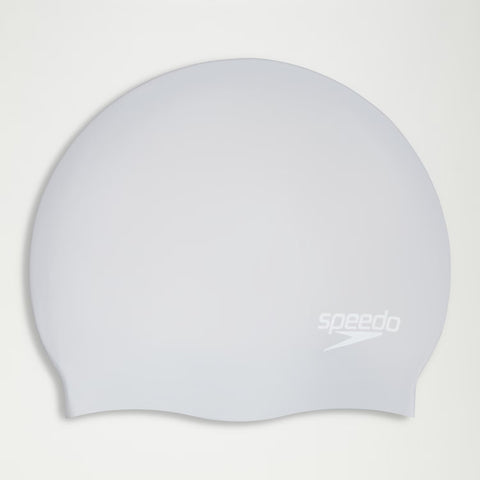 Speedo - Swim Cap Long Hair Silver/White