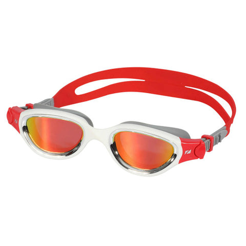 Zoggs Predator Swimming Goggles - Polarized Ultra Copper Lenses - Small Fit  - Grey/Orange