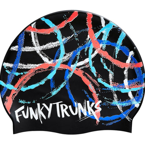 Funky Trunks - Silicone Swim Cap Spin Doctor