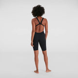 Speedo - Womens Swimsuit Panel Kneesuit Black/Pink