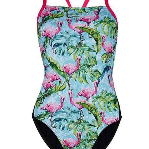 Michael Phelps - Women's Flamingo Open Back Swimsuit