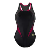 Michael Phelps - Womens Hanoi Swimsuit Black & Bright Pink