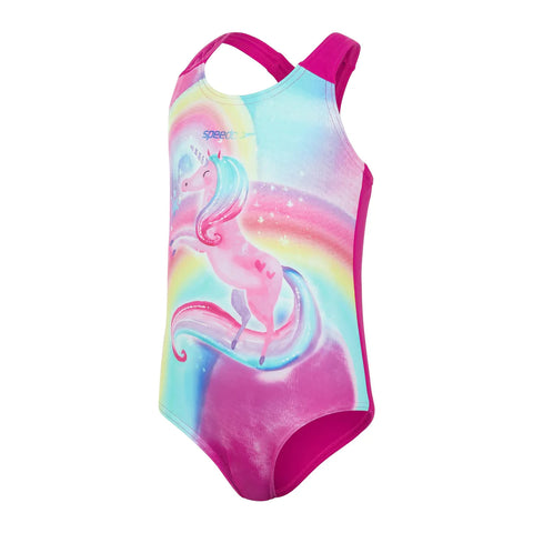 Speedo - Girls Swimsuit Unicorn Pink