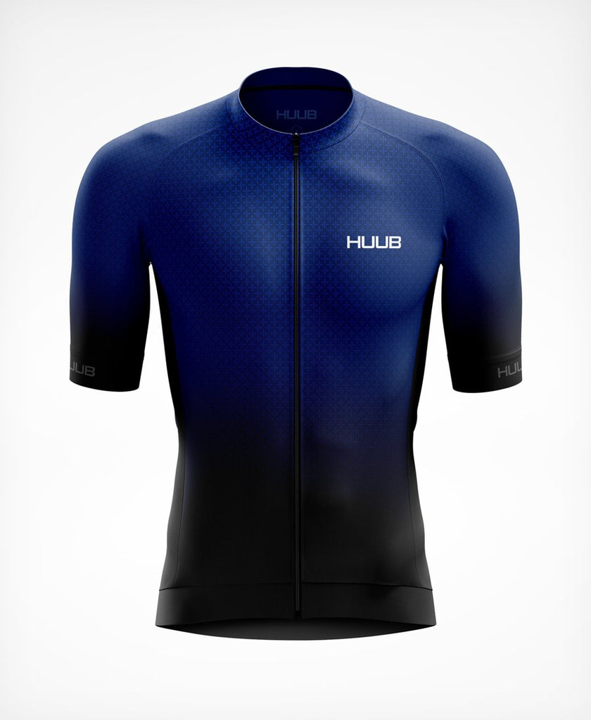 HUUB - Mens Cycle Jersey Core 3 Short Sleeve Black/Blue